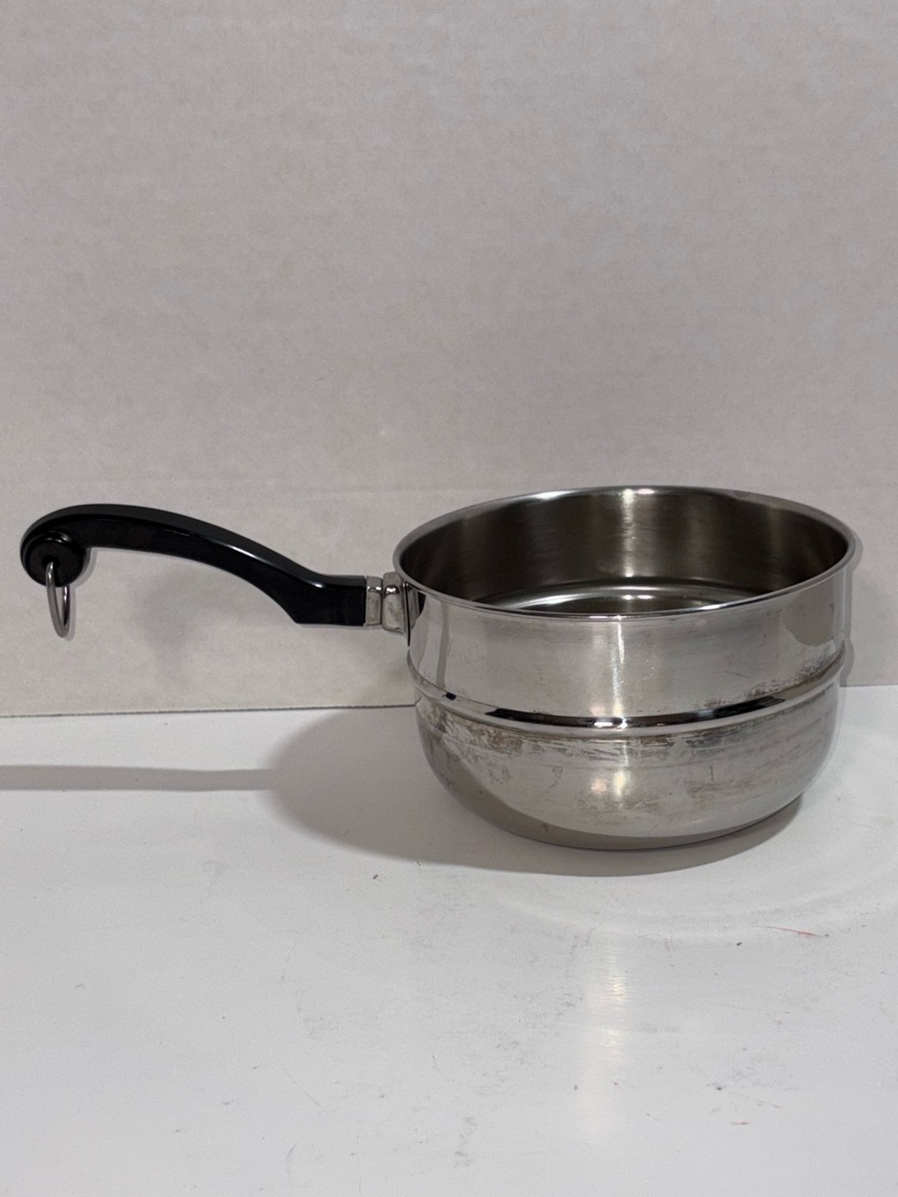 Vintage Farberware Double Boiler INSERT For 7" Sauce Pan Stainless Steel